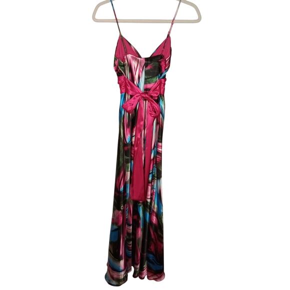 Windsor Sleeveless Multi-Color Formal Maxi Dress - Med - Picture 4 of 9